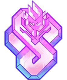 Sticker Neon Dragon Color